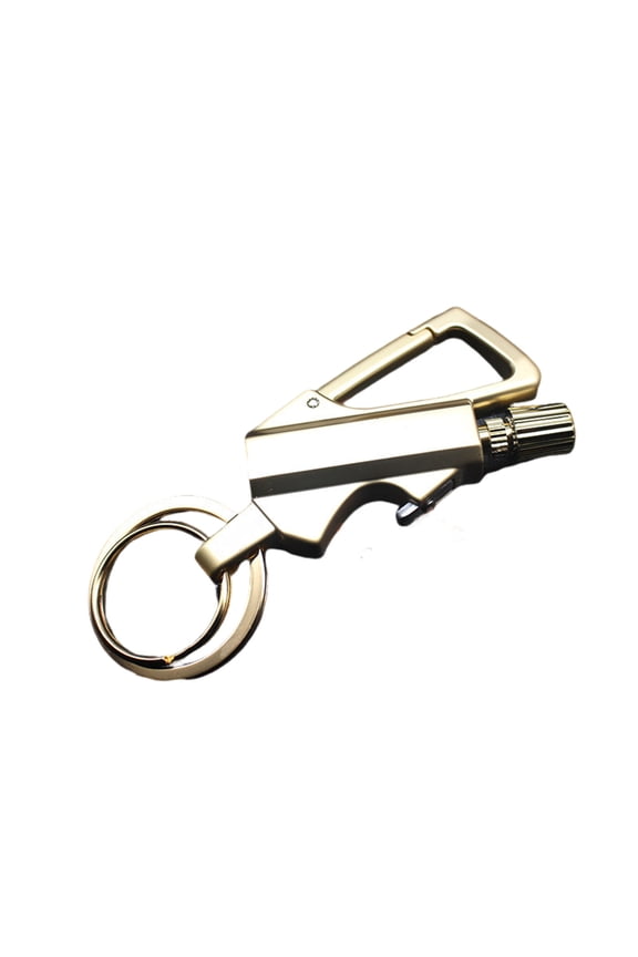 Permanent Match Infinity Lighter with Multitool Keychain Bottle Opener, Reusable Matchstick Strike, Waterproof Reusable Windproof Matchstick Fire Starter for Camping, Hiking, Outdoor Surviva