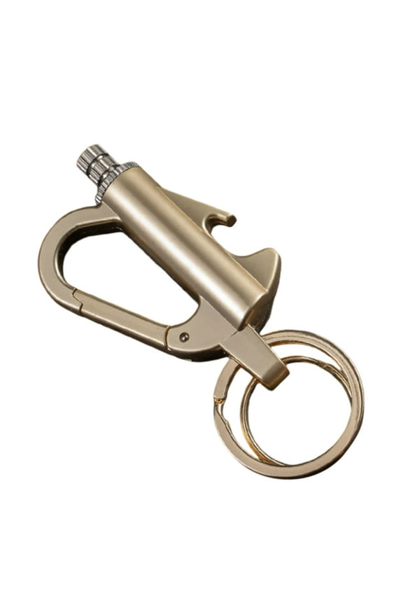 Permanent Match Infinity Lighter with Multitool Keychain Bottle Opener, Reusable Waterproof Match Strike Anywhere, Forever Flint Fire Starter for Outdoor Survival