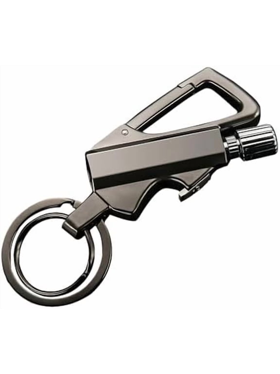 Permanent Match Infinity Lighter with Multitool Keychain Bottle Opener, Reusable Waterproof Match Strike Anywhere, Forever Flint Fire Starter for Outdoor Survival, Great Gift, Butane Gas Free
