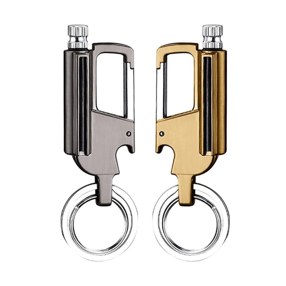 Permanent Match Lighter 2 Pack, Waterproof Fire Starter Keychain for Camping Hiking