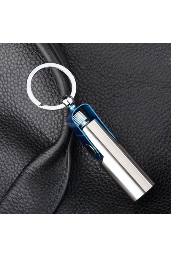 Permanent Match Lighter, Wateproof Matchstick, Multi-Pack Keychain Matches Lighters for Outdoor Adventure （Silver）