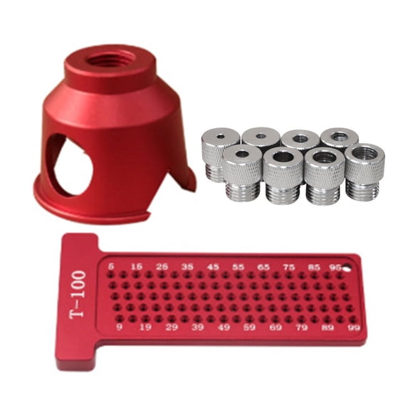 Permanent Metal 90 Degree Drilling Dance For Woodworking Projects With Precise Hole Alignment And Secure Positioning Tool