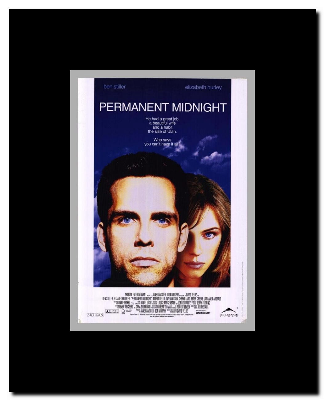 Permanent Midnight Framed Movie Poster