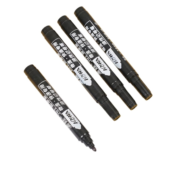 Permanent Oil-Based Marker with Refillable Broad Tip, Professional Waterproof Marker for Logistics Shipping and Heavy-Duty Office Labeling, 1ml Office & Craft & Stationery Stationery Supplies