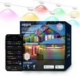 thumbnail image 1 of Permanent Outdoor Lights, 100ft Smart RGB+IC Outdoor Lights with 72 Scene Modes, 60 LED Eaves Lights IP67 Waterproof for Holidays, Party, Daily, Compatible with Alexa, Google Assistant, 1 of 13