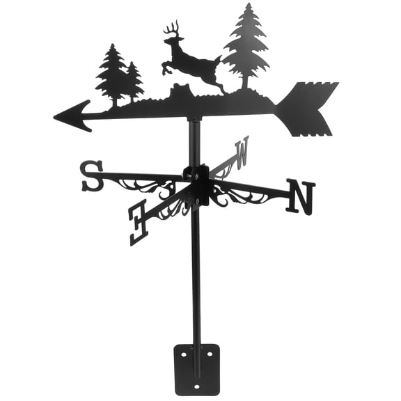 Raindrops Weather Vane Shape 1Pcs 19.3X14.8X12.6in Stainless Steel Painted