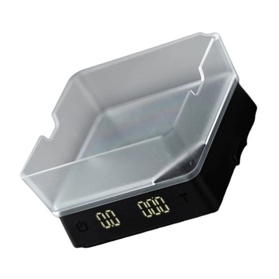 Permanent PC Reinforced Glass Coffee Scale with Clock Function for Precise Brewing Control Transportable Size Excellent for Small Sectors and Soaking pool Go