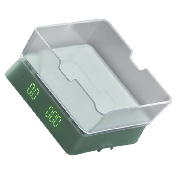 Permanent PC Reinforced Glass Coffee Scale with Clock Function for Precise Brewing Control Transportable Size Excellent for Small Sectors and Soaking pool Go