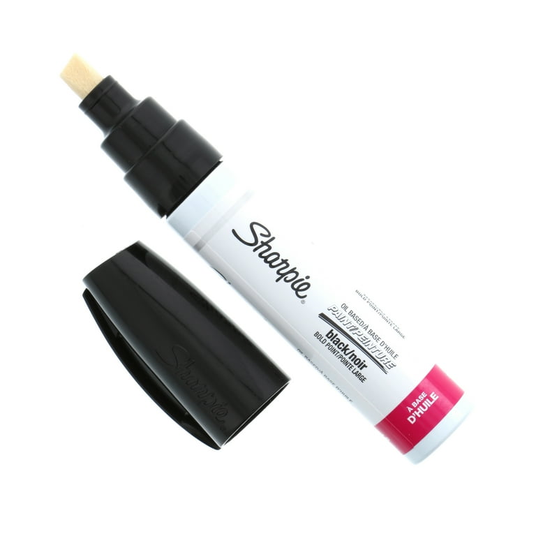 Permanent Paint Marker, Extra-Broad Chisel Tip, Black Permanent Paint Marker, Extra-Broad Chisel Tip, Black