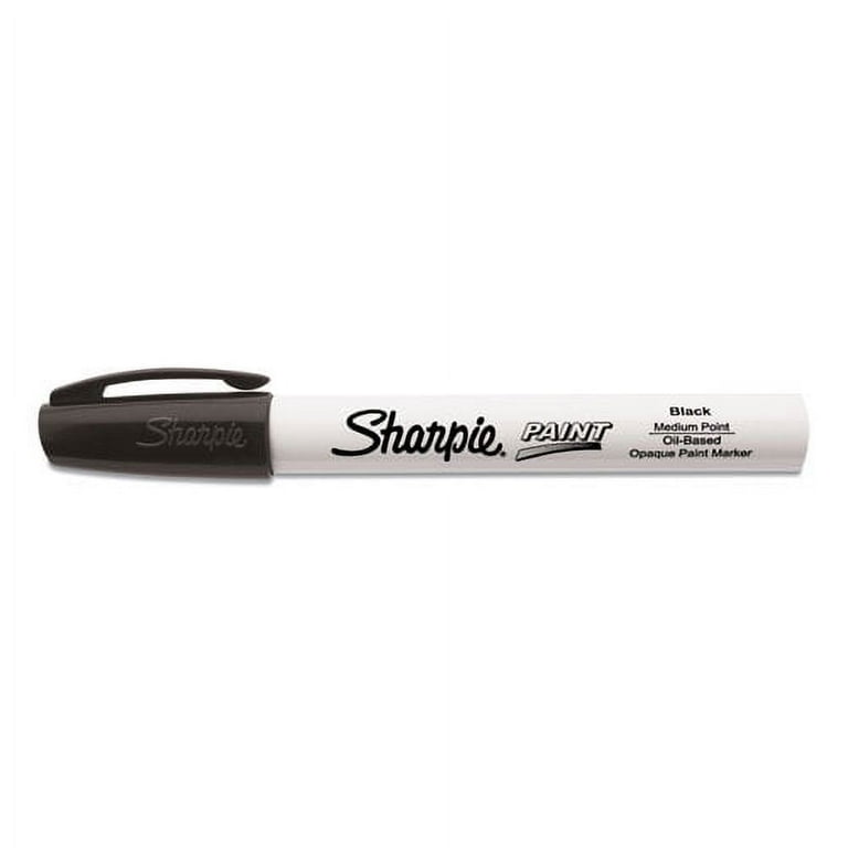 Permanent Paint Marker, Medium Bullet Tip, Black, Dozen Permanent Paint Marker, Medium Bullet Tip, Black, Dozen