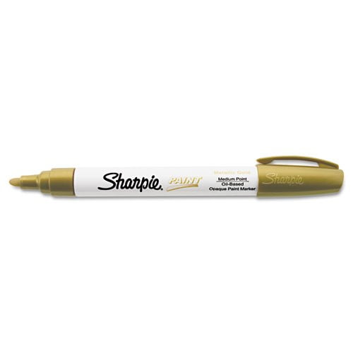Permanent Paint Marker, Medium Bullet Tip, Red, Dozen | Bundle of 5 Dozen