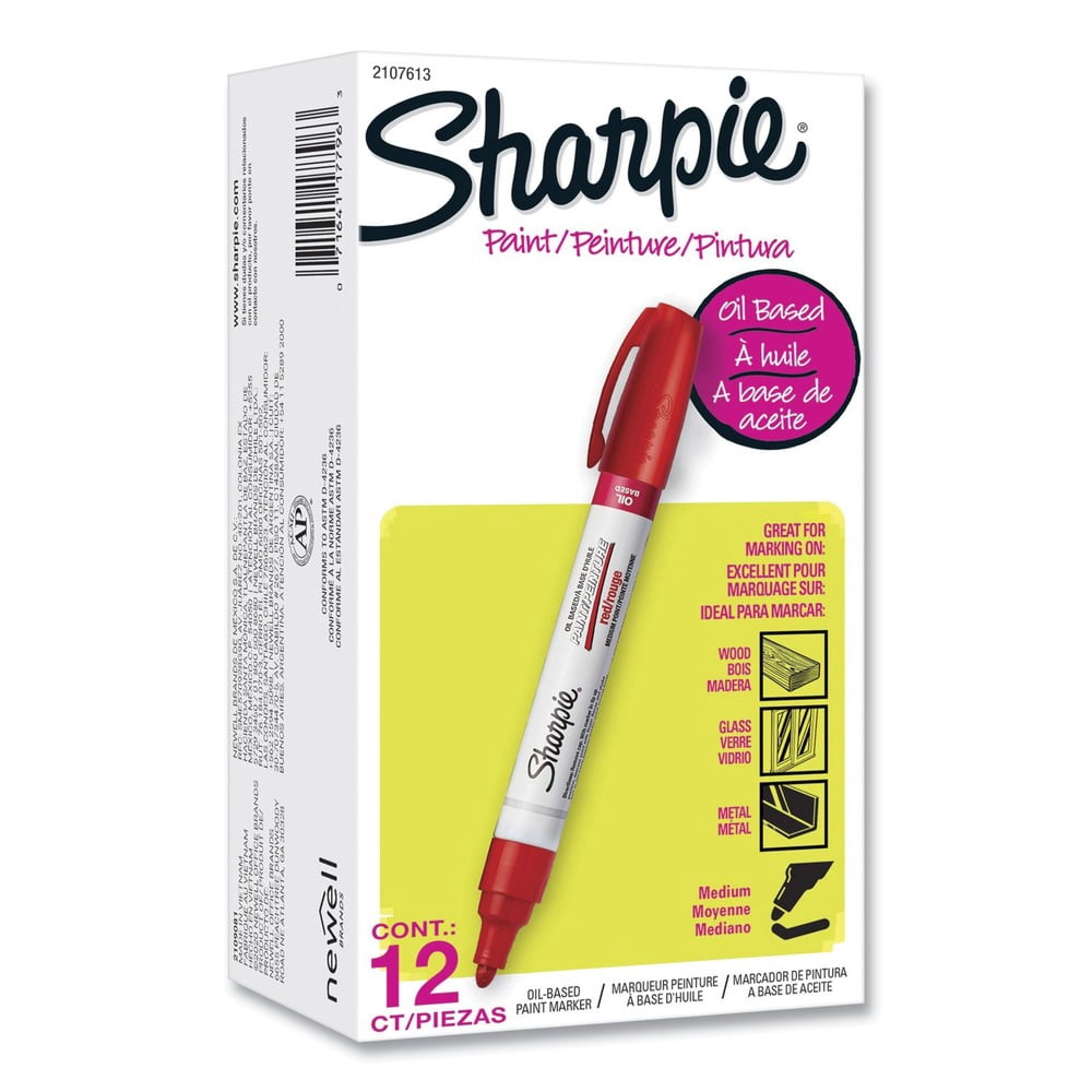 Sharpie, SAN2107613, Oil-based Paint Markers, 1 Dozen