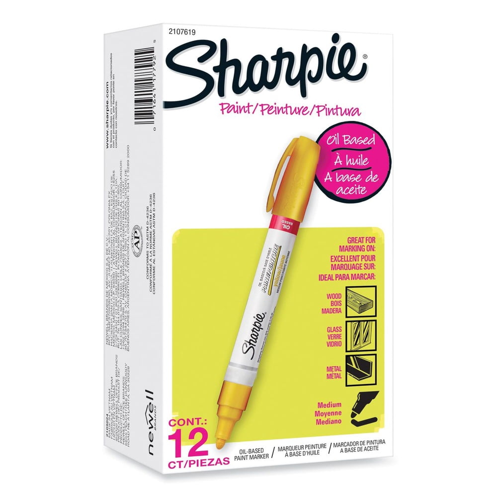 Sharpie, SAN2107619, Oil-based Paint Markers, 1 Dozen
