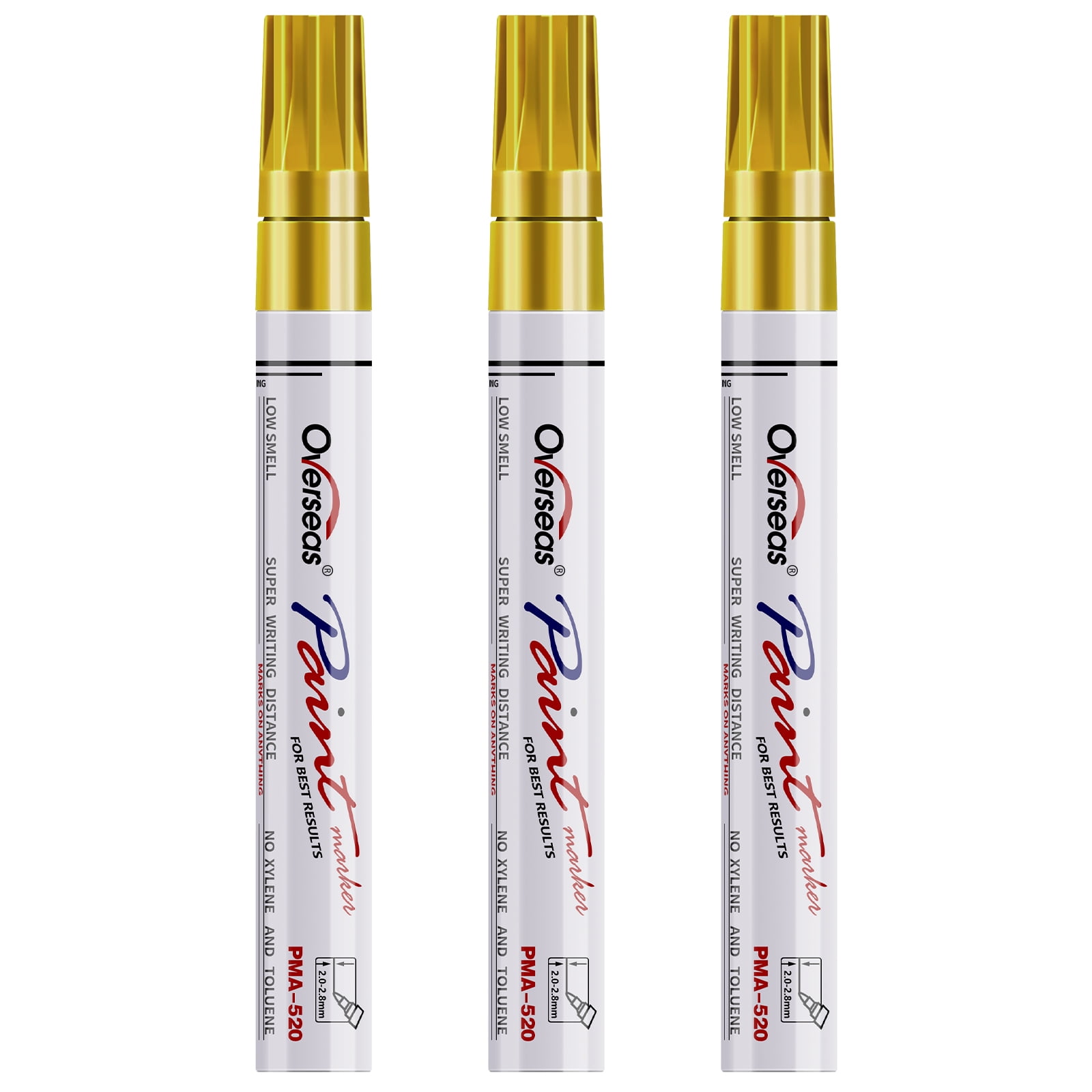 Permanent Paint Markers Pens Pack Gold Oil Based Paint Pens