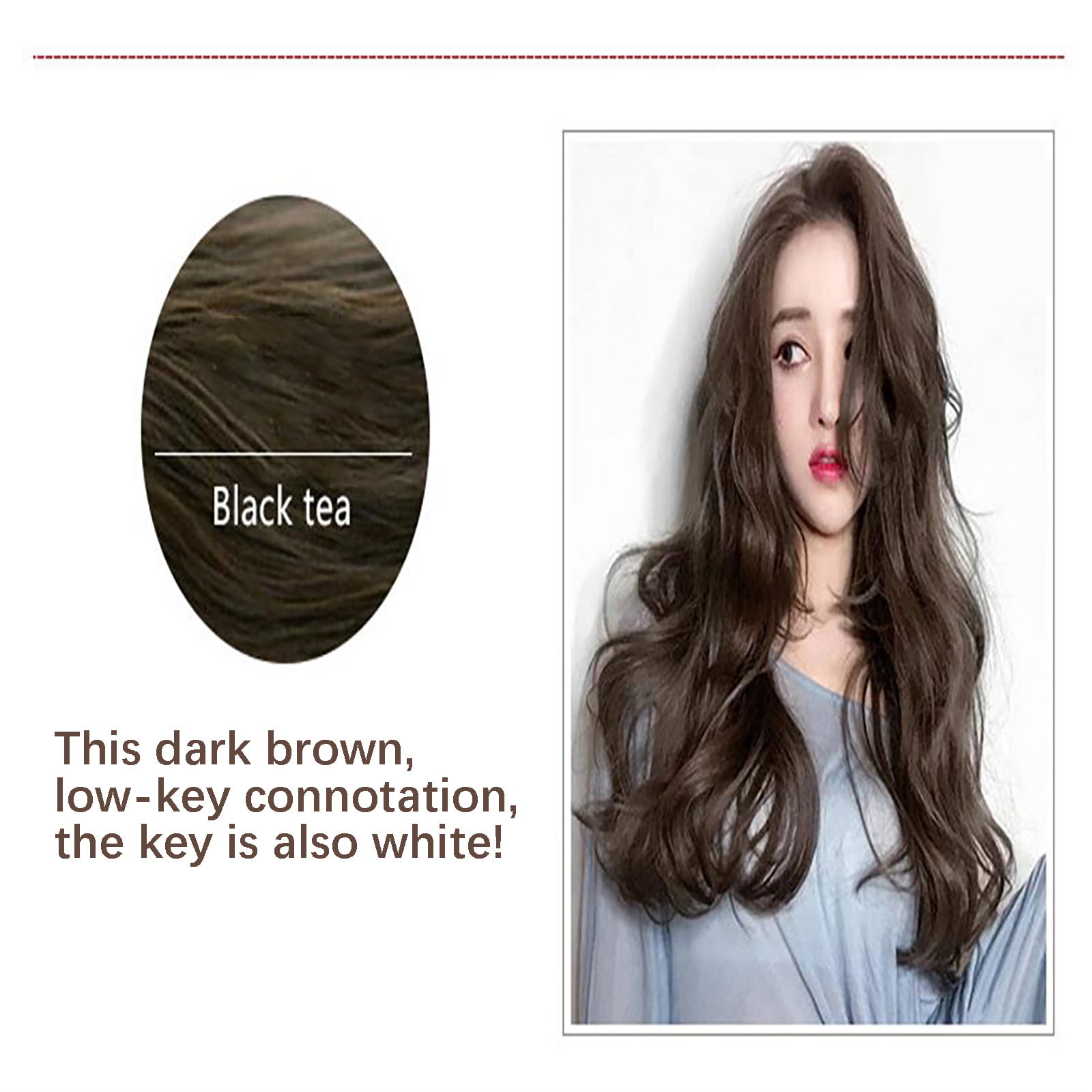 Permanent Red Hair Dye, Mermaid Hair Coloring Shampoo Mild Safe Hair