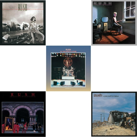 Permanent Waves (180G) & Moving Pictures (180G LP Vinyl/Dl Card) & All The World's A Stage (180G) & Power Windows (180G) & Farewell To Kings (180G)