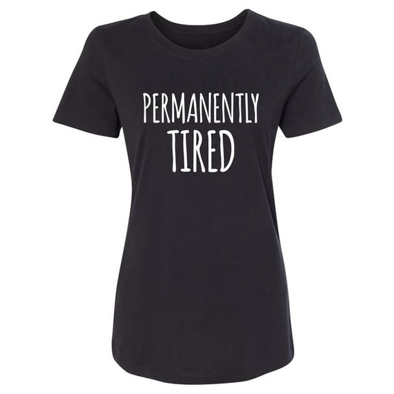 Permanently Tired Womens crewneck tee