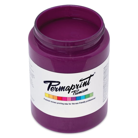 Permaprint Premium Screen Ink - Glow Violet, 300 ml