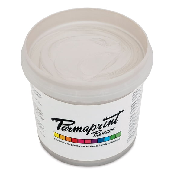 Permaprint Premium Screen Ink - Pearl White, 1 L