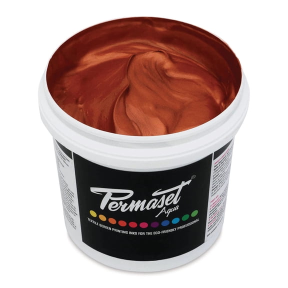 Permaset Aqua Fabric Ink - Copper, Liter