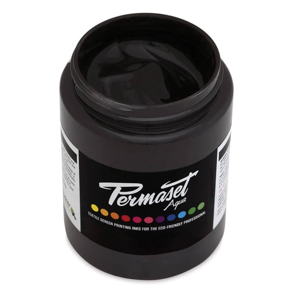 Permaset Aqua Fabric Ink - Dark Brown, 300 ml
