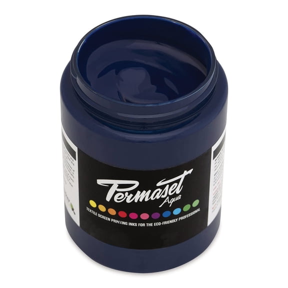 Permaset Aqua Fabric Ink - Junior Navy, 300 ml