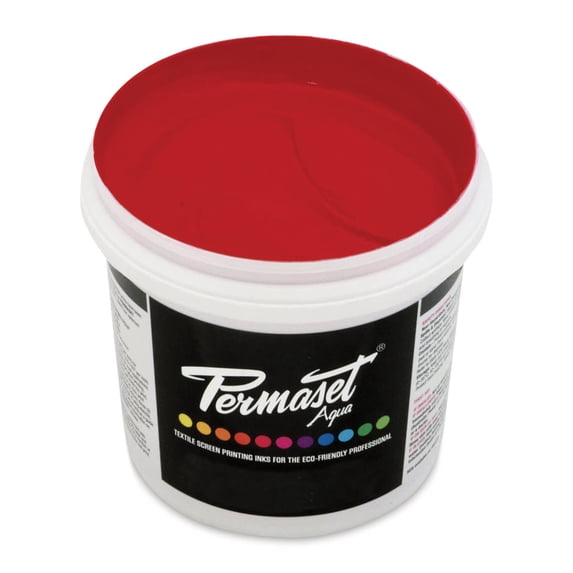 Permaset Aqua Fabric Ink - Scarlet, Liter