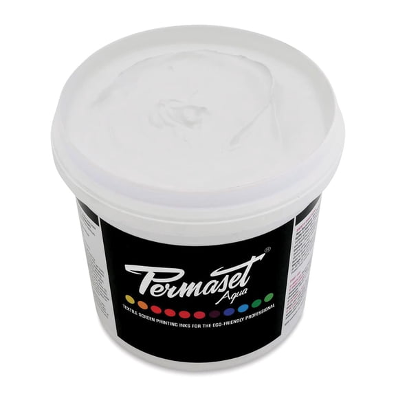 Permaset Aqua Fabric Ink - Supercover First Down White, Liter