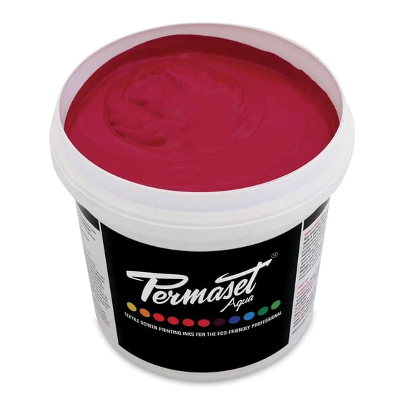 Permaset Aqua Fabric Ink - Supercover Mid Red, Liter