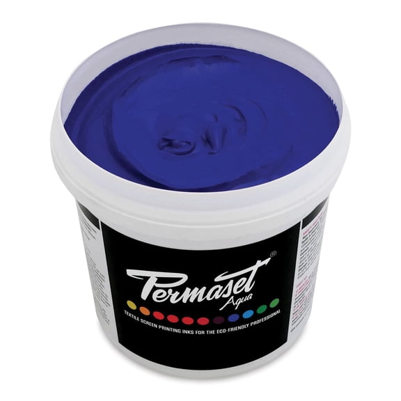 Permaset Aqua Fabric Ink - Supercover Ultra Blue, Liter