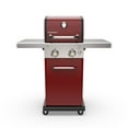 thumbnail image 1 of Permasteel 2-Burner Compact Propane Gas Grill with Foldable Sides, Red, 1 of 9