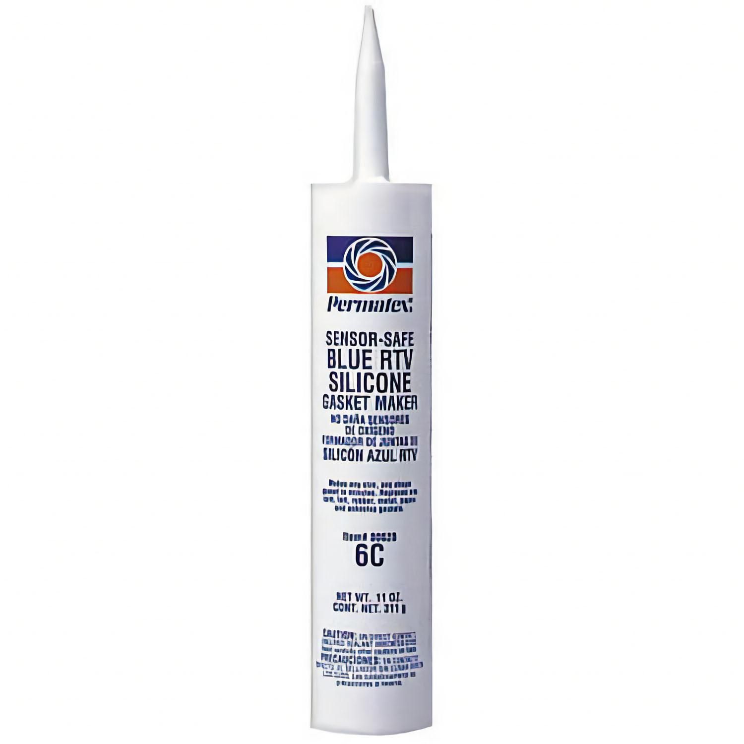 Permatex 11 Oz. SensorSafe Blue RTV Silicone Gasket Maker 80628