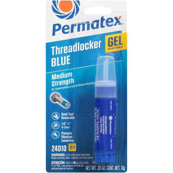 Spray Nine 24010 Permatex Threadlocker Blue Gel