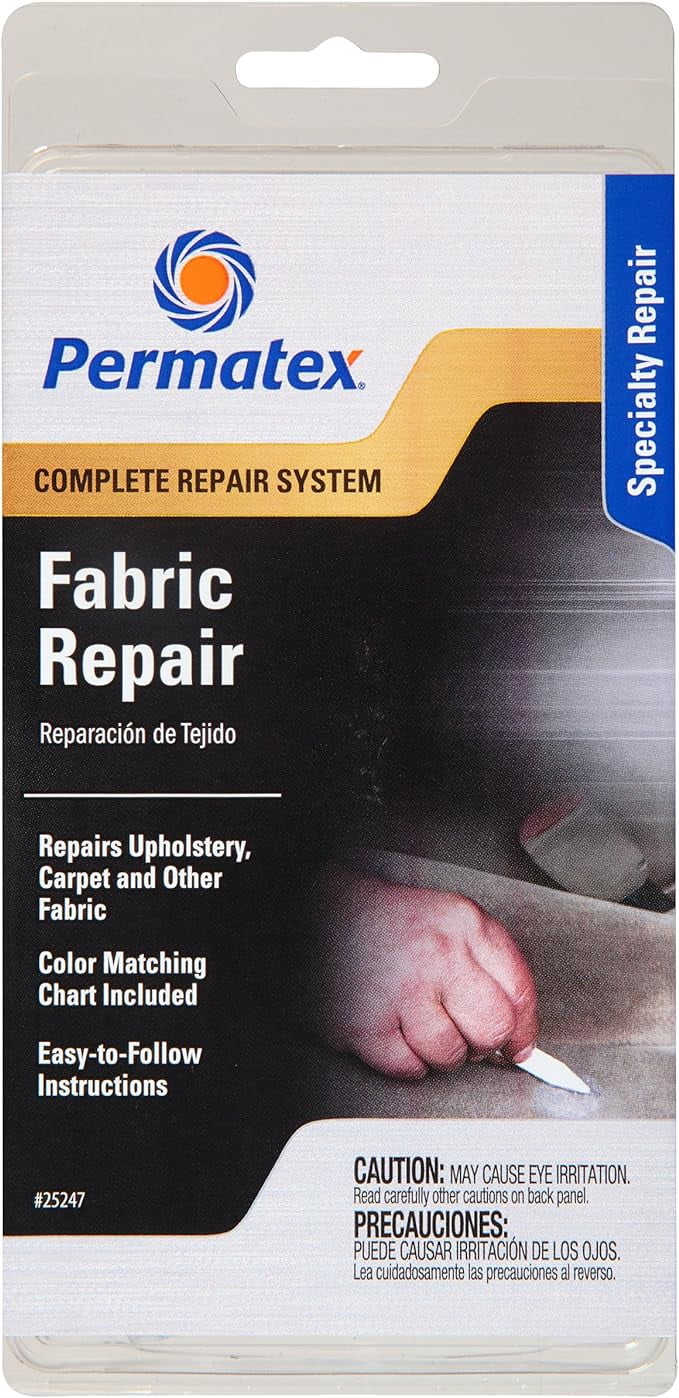 View of Permatex 25247 Fabric Repair Kit, Single Unit - Walmart.com