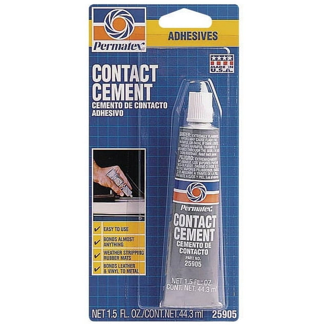 Permatex 25905 Contact Cement, 1.5 oz.