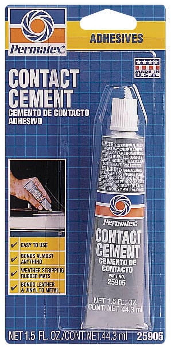 Permatex 25905 Contact Cement, 1.5 oz.