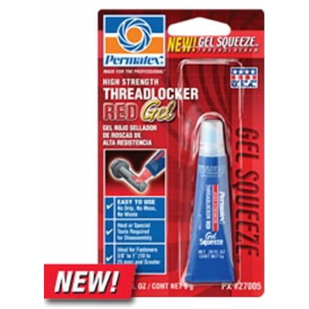 Permatex 27005 Gel Twist Threadlockers - 5 gr - Red