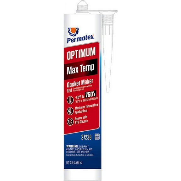 Permatex 27238 Optimum Red High Temperature Gasket Maker 13 oz.
