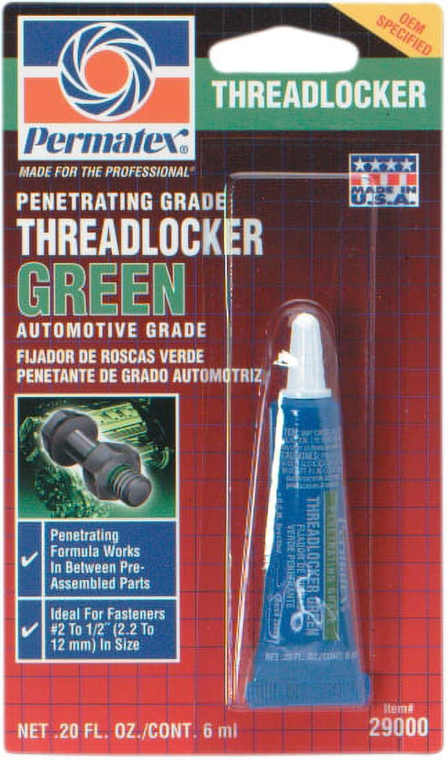 Permatex 290 Threadlocker Green 29000