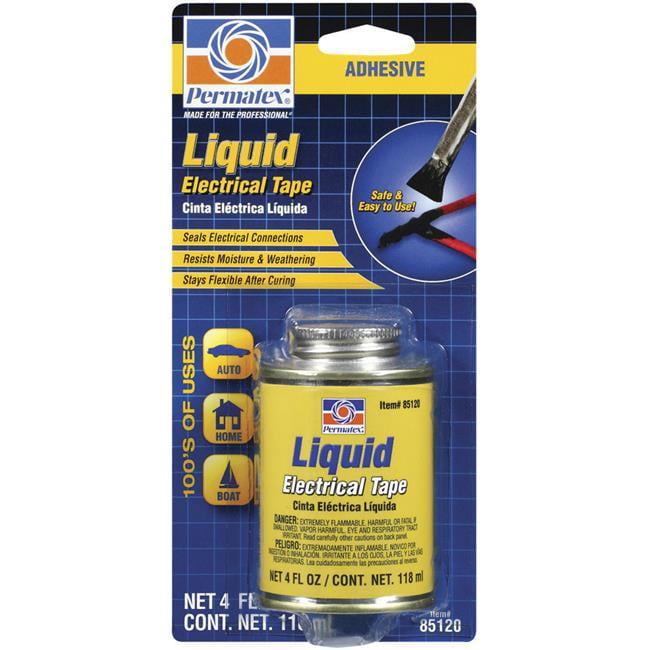 Permatex  4 oz Brush Top Can Liquid Electrical Tape