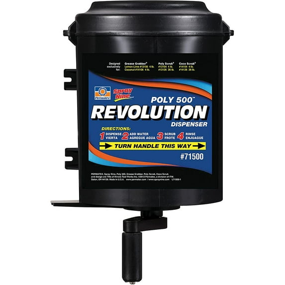 Permatex 71500 Poly 500 Revolution Dispenser , Lime