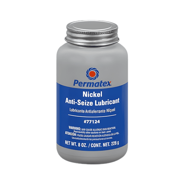 Permatex 77124 Nickel Anti-Seize Lubricant High Temp 8 oz Heavy Duty Trucks