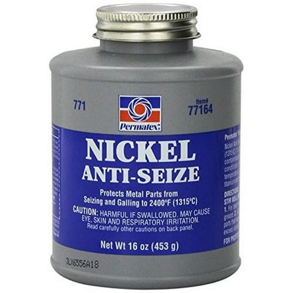 Permatex 77164 #771 NICKEL ANTI-SEIZE 1LB BRUSH TOP BOTTLE