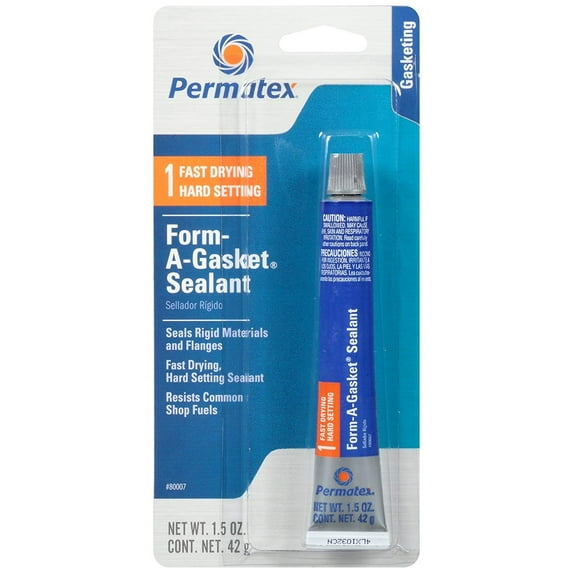 Permatex 80007, Sellador Rigido, Gasket Industrial Sealant, 1.5 oz