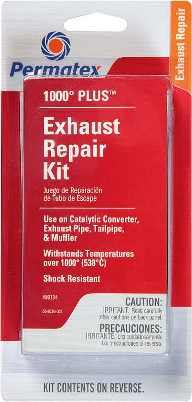 Permatex 80334 1000 Degree Plus Exhaust Repair Kit, Single Unit
