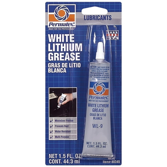 Permatex 80345 White Lithium Grease, 2 Oz, Each