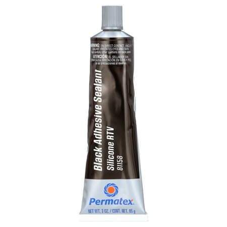 Permatex 81158, Silicone, Black General Purpose Industrial Sealant, 3 oz