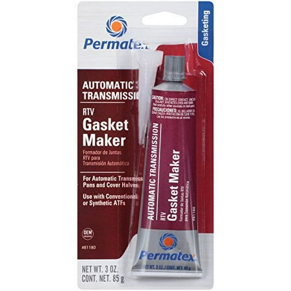 Permatex 81180 Automatic Transmission RTV Sealant 3 oz Tube