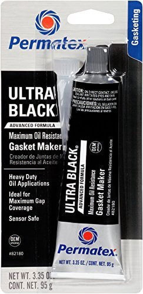 Permatex 82180 Ultra Black Maximum Oil Resistance RTV Silicone Gasket ...