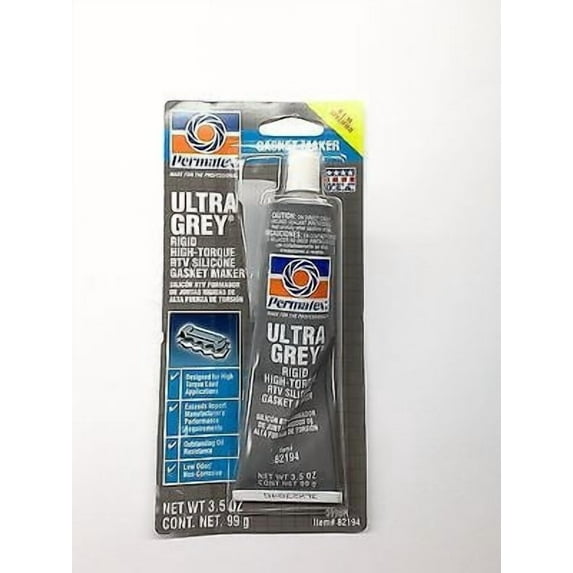 Permatex 82194 - 2 Pack Ultra Grey Rigid High Torque Gasket Maker 3.35 oz. ea.